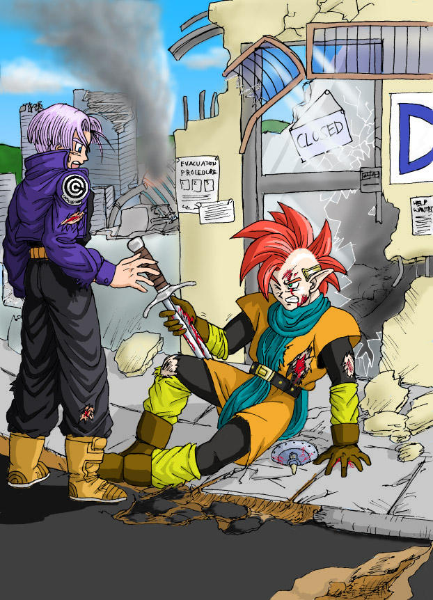 Trunks Tapion Trunks and Tapion by Risachantag on DeviantArt
