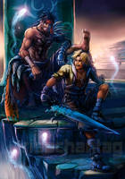 FFX Dissidia: Jecht and Tidus