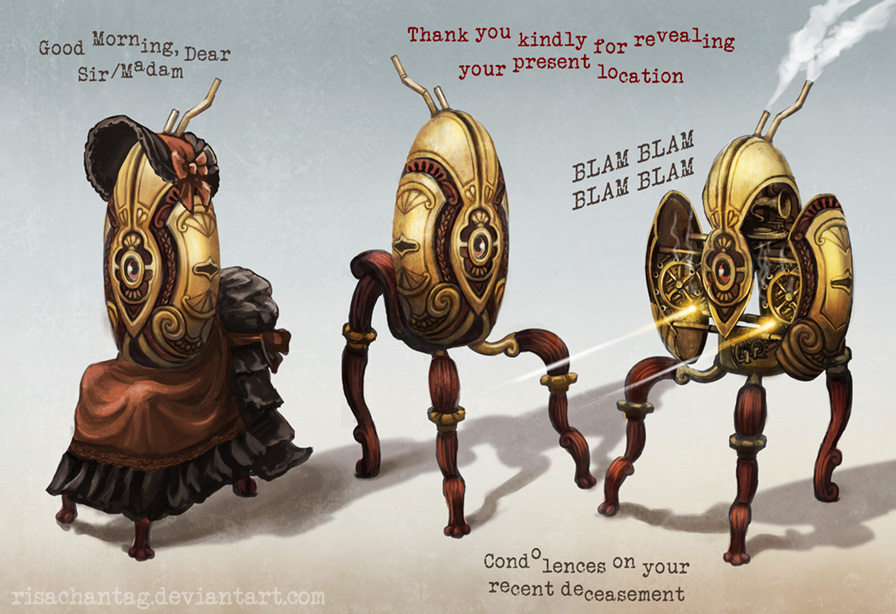 Steampunk Portal: The Gentry Turret by Risachantag