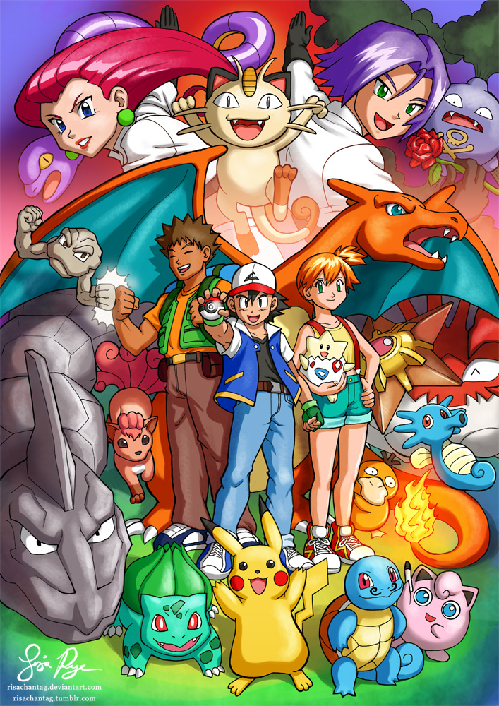 Old School Pokemon by Risachantag on DeviantArt