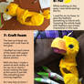 Making of Bobbin the Chocobo Puppet Part 2