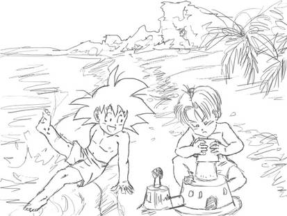 DBZ: Sand Castles