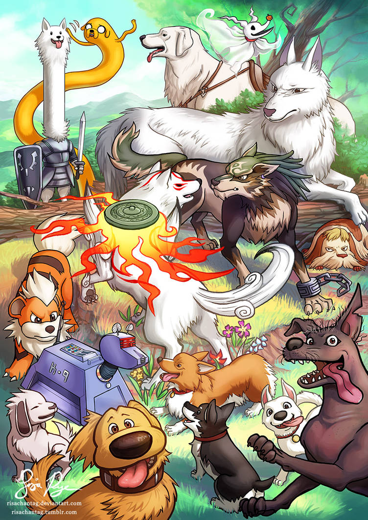 Pop Culture Dogs by Risachantag