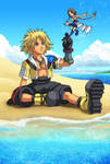 KH2: Tidus and Yuna