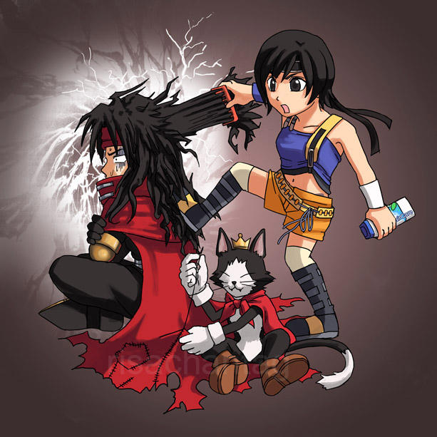 FFVIIDoC: Bad Hair Day by Risachantag on DeviantArt