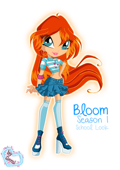 Bloom Season 1 School Chibi