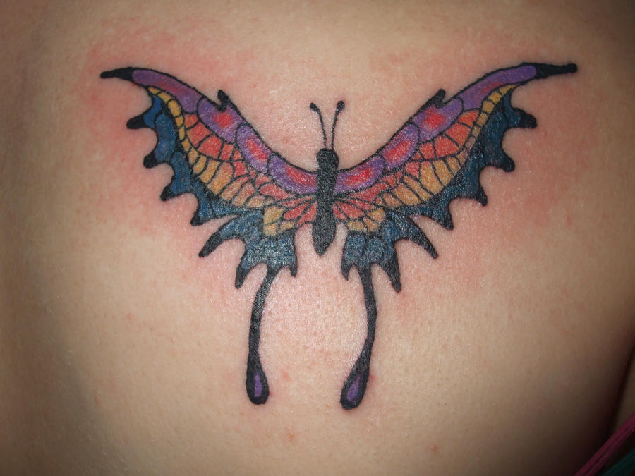 Butterfly Shoulder tattoo
