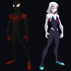 Spectacular  Miles Morales + Spider-Gwen