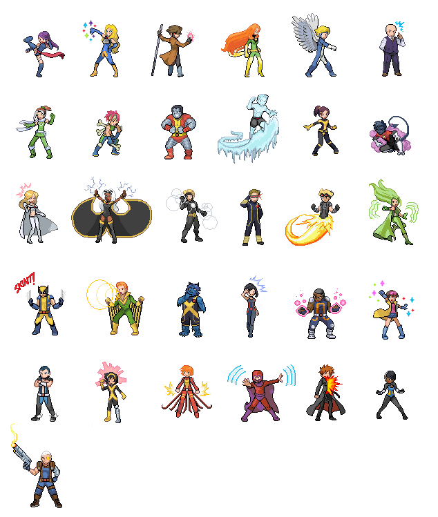 X-Men Sprites