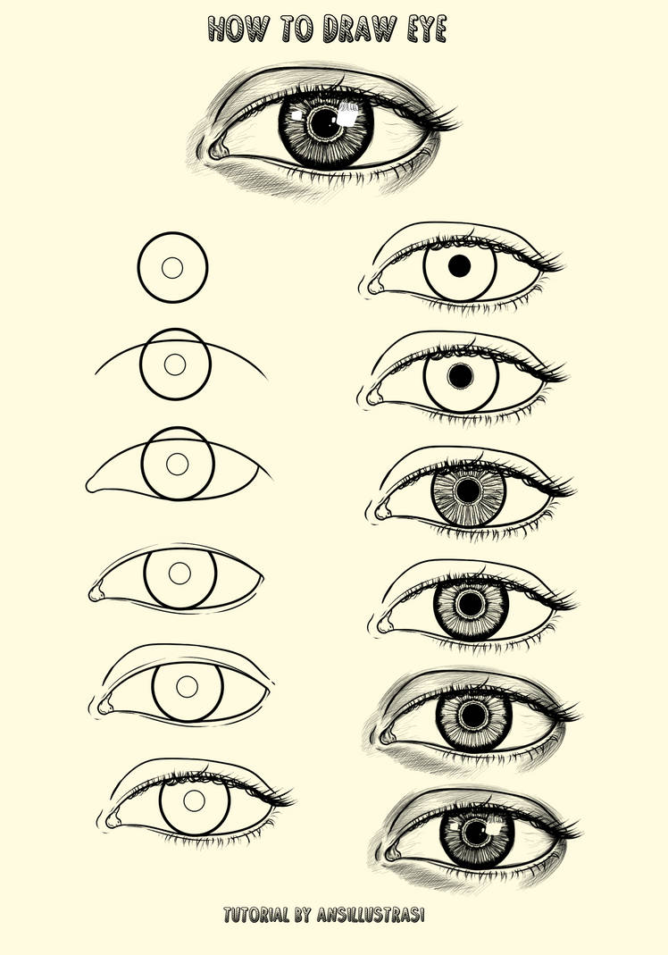 How To Draw Eye By Ansillustration by Ansillustration on DeviantArt