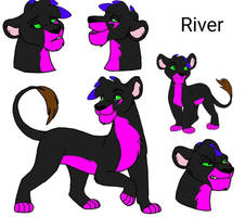 River (lion oc)