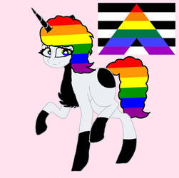 Pride ponies day 29: straight ally
