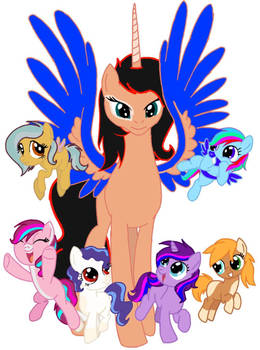 Pony me + my mane 5 Redesigns