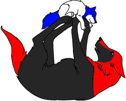 Me and My mother as wolves