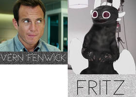 TMNT 2014 dragon Riders AU: Vern Fenwick and Fritz