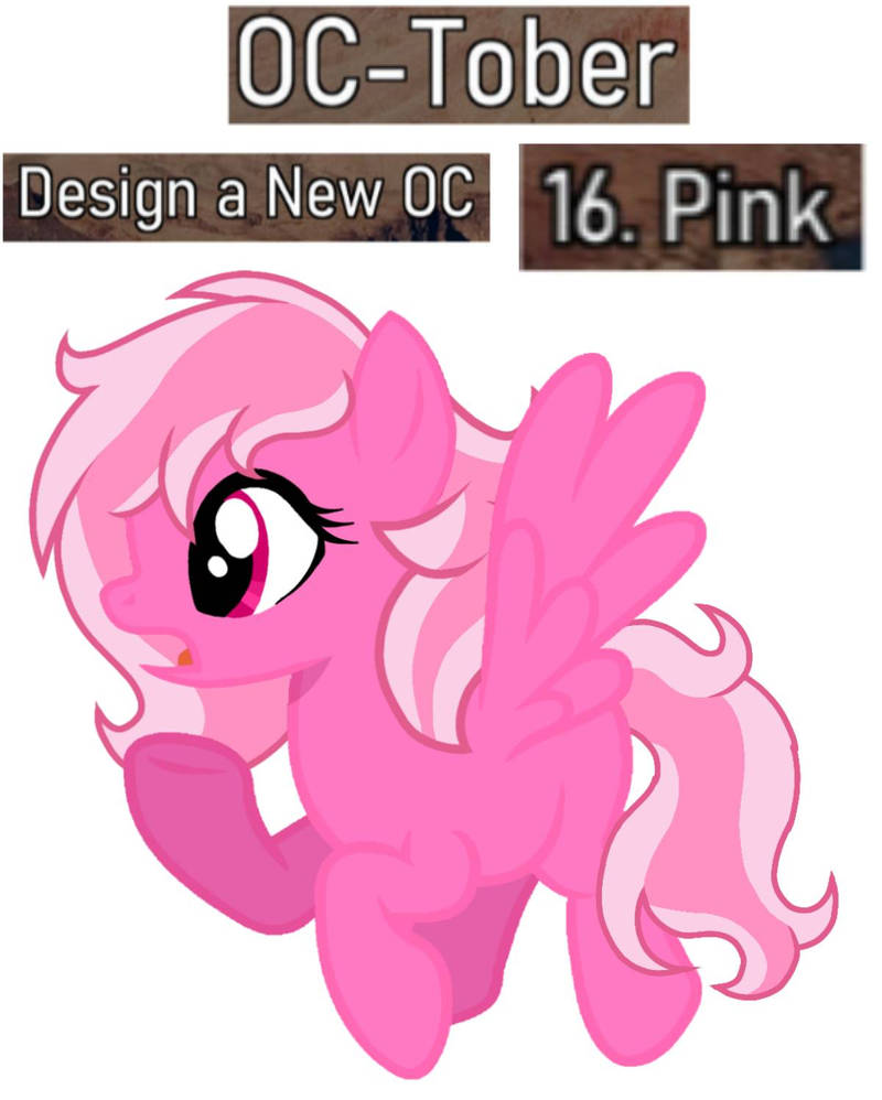 Oc-tober day 16: Design an oc (pink) by Shadowartsgirl on DeviantArt
