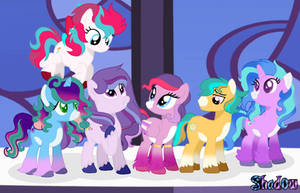 Mane 6 G5 redesigns