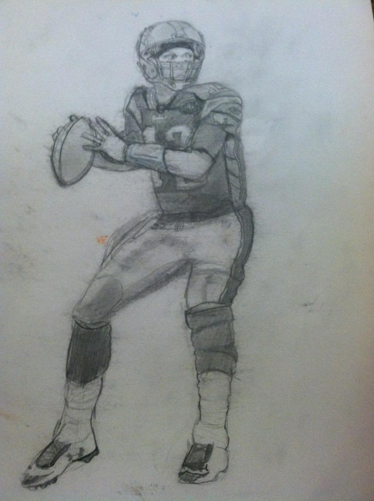 Tom Brady Drawing by jacezzy on DeviantArt