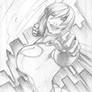 Sketch Cards: Power Girl