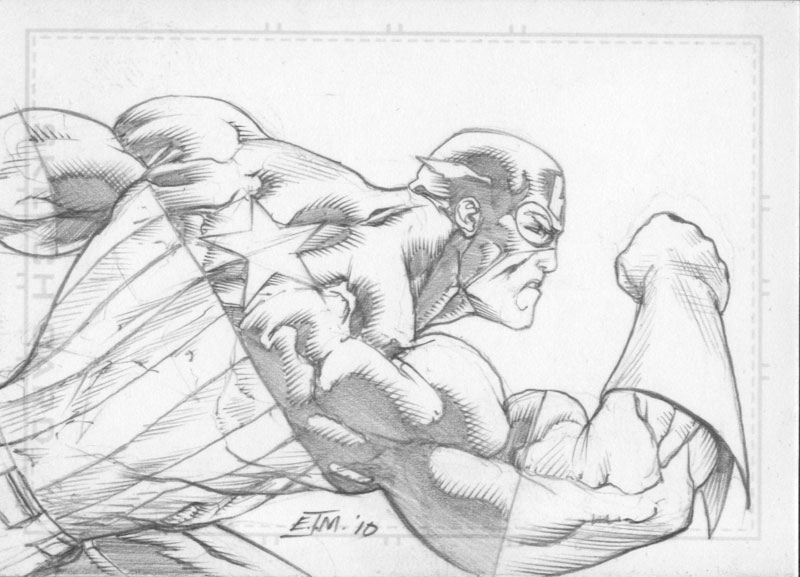 Sketch Card: Captain America