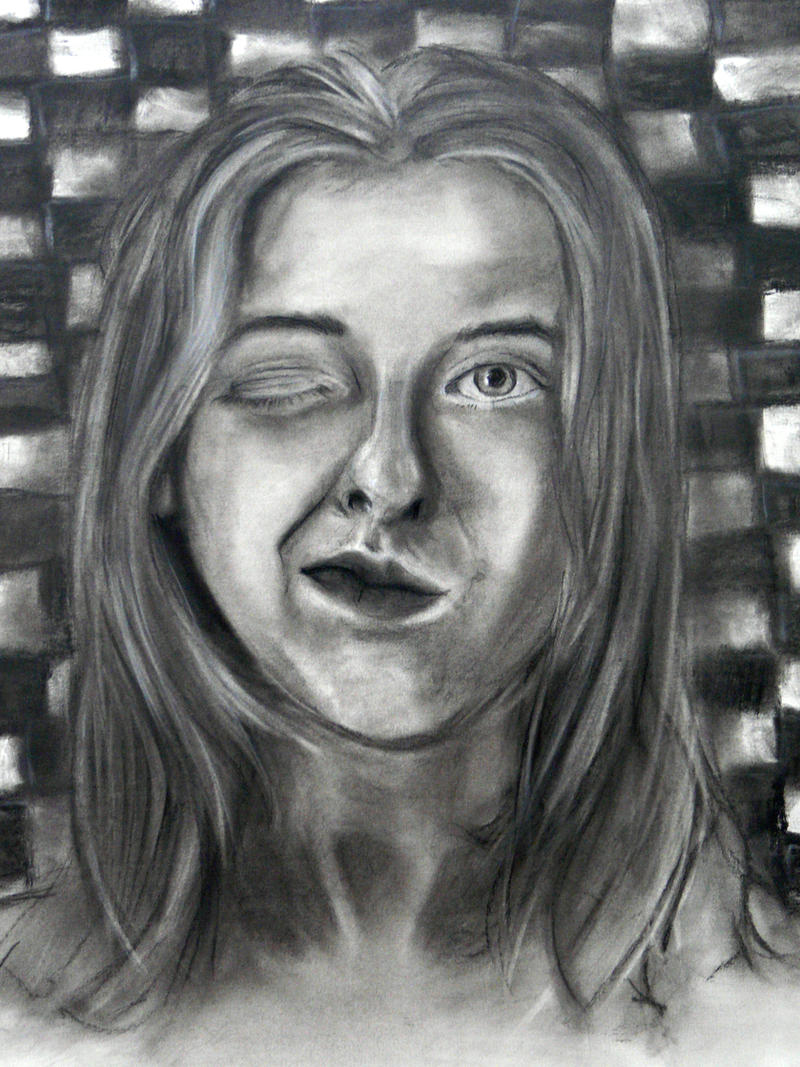 self, in charcoal
