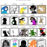 Homestuck 25 Characters Meme