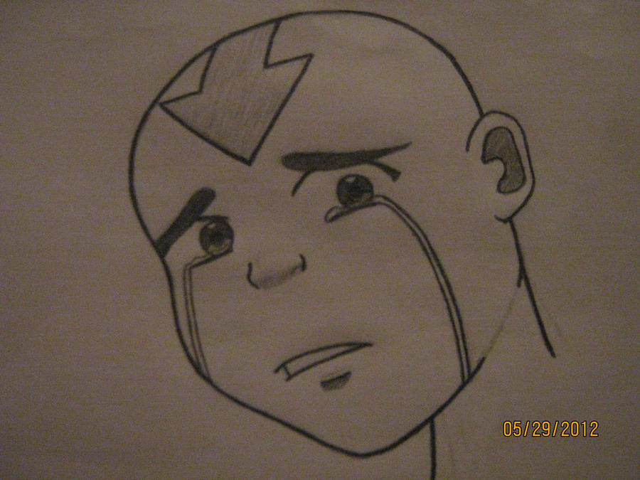 Aang Crying by xXDanielPhantomXx on DeviantArt