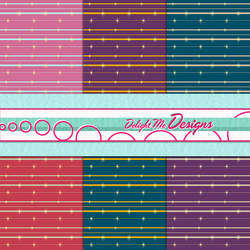 1940s Retro Wallpaper Digital Scrapbook Paper