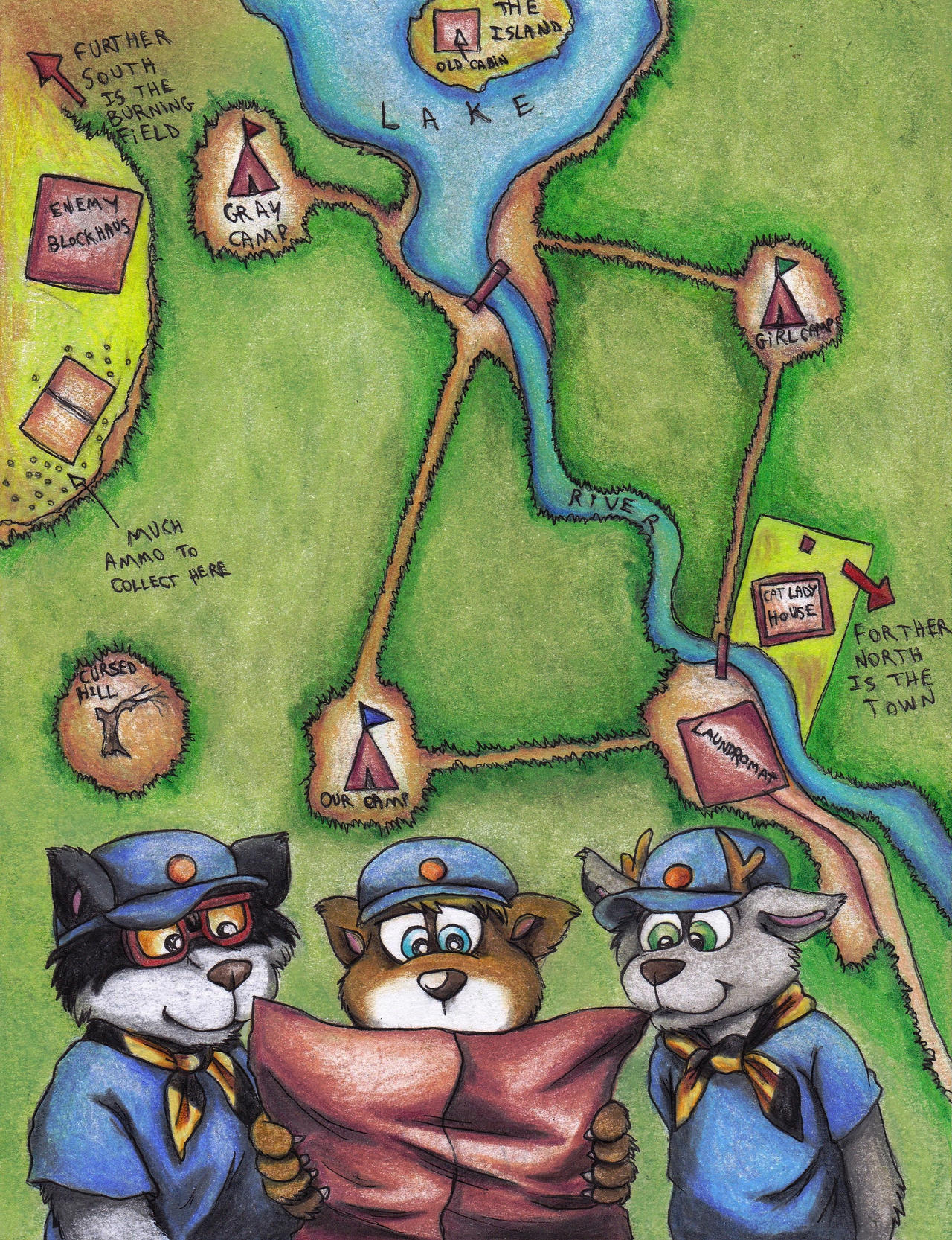 The map by 61021376 on DeviantArt