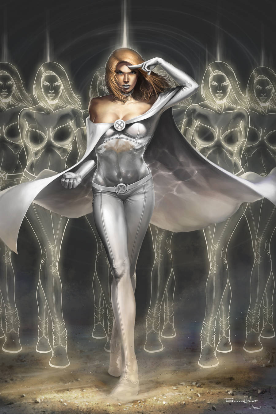 Emma Frost by arabbit13