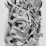 Borneo Fusion Portrait - Boytattoo