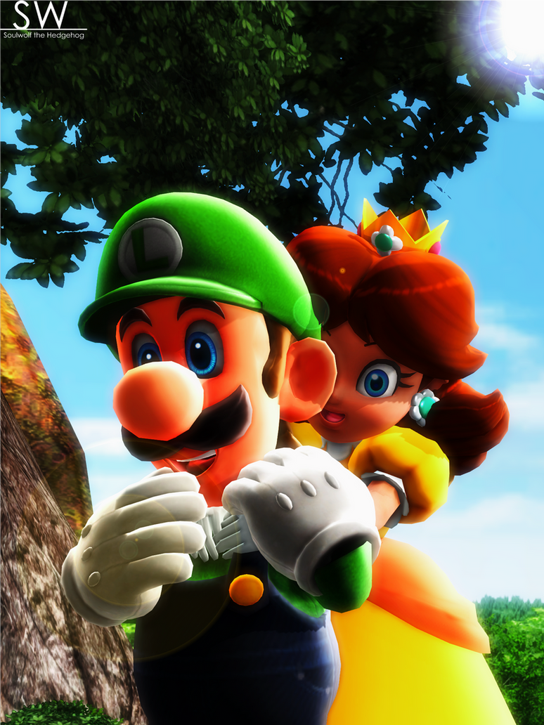 MMD Recreation Luigi And Daisy Happy Couple By Souwolftheheghedog mmd-recreation-luigi-and-daisy-happy-couple-by-souwolftheheghedog