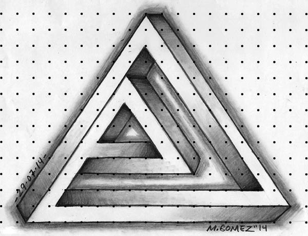 Weird Penrose Triangle