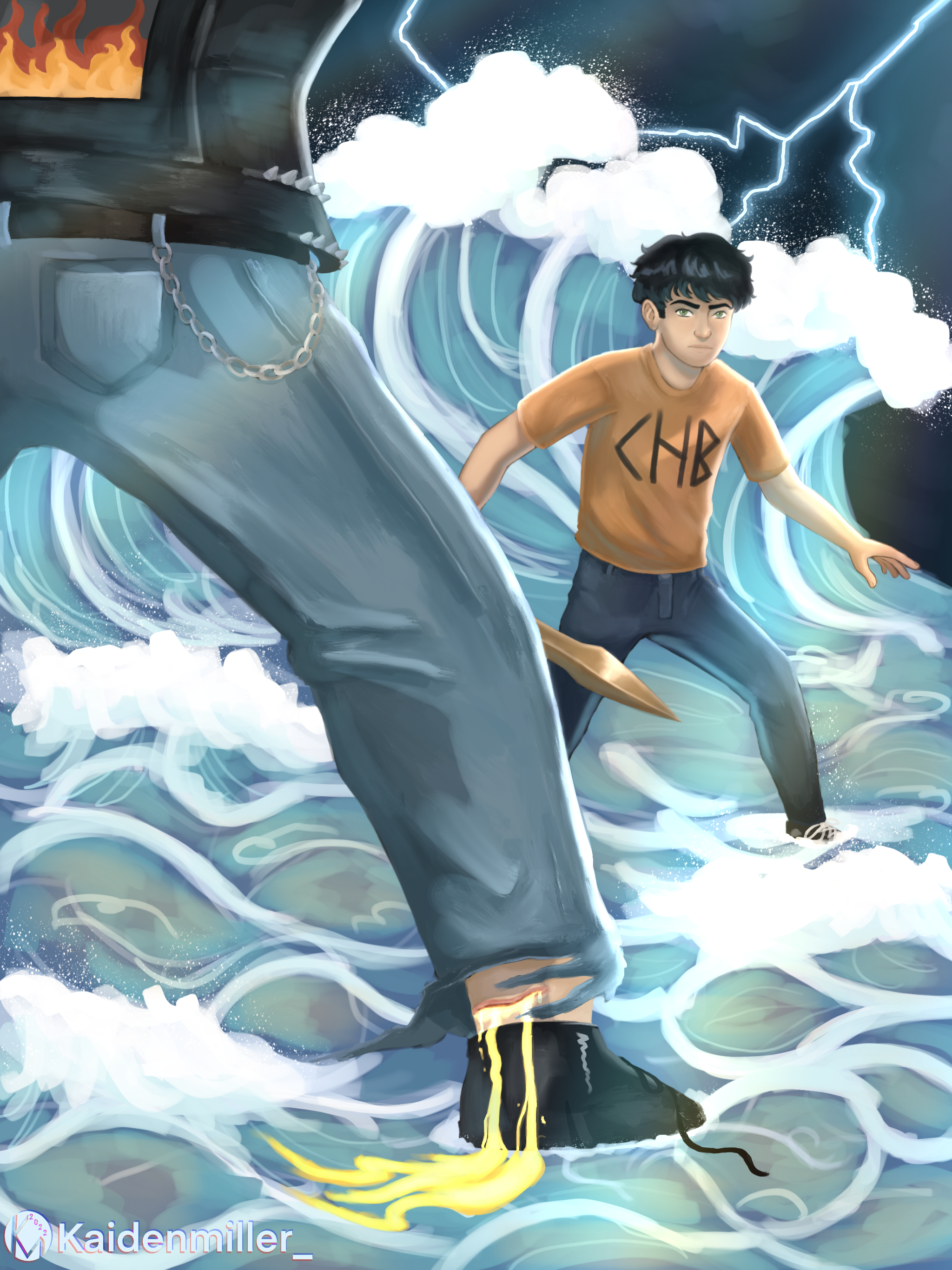 Percy Jackson vs Ares by Kaidenmiller on DeviantArt