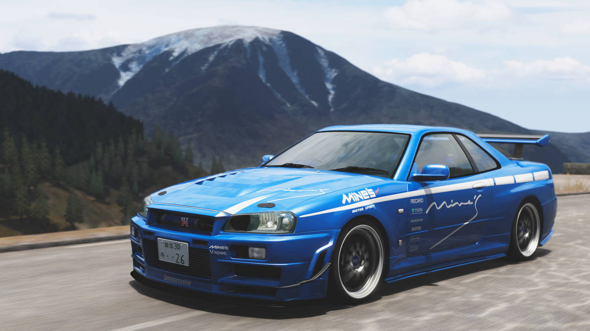 Nissan Skyline R34 by StreetScenes on DeviantArt