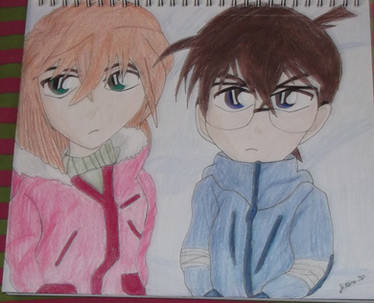 DC conan and haibara (1) coloured