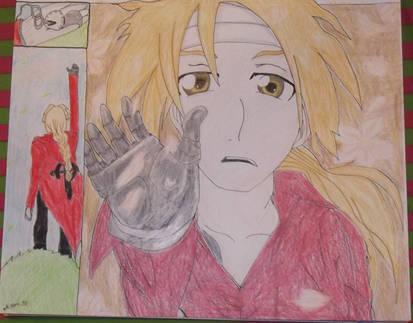 (1) Edward elric from FMAB and FMA coloured