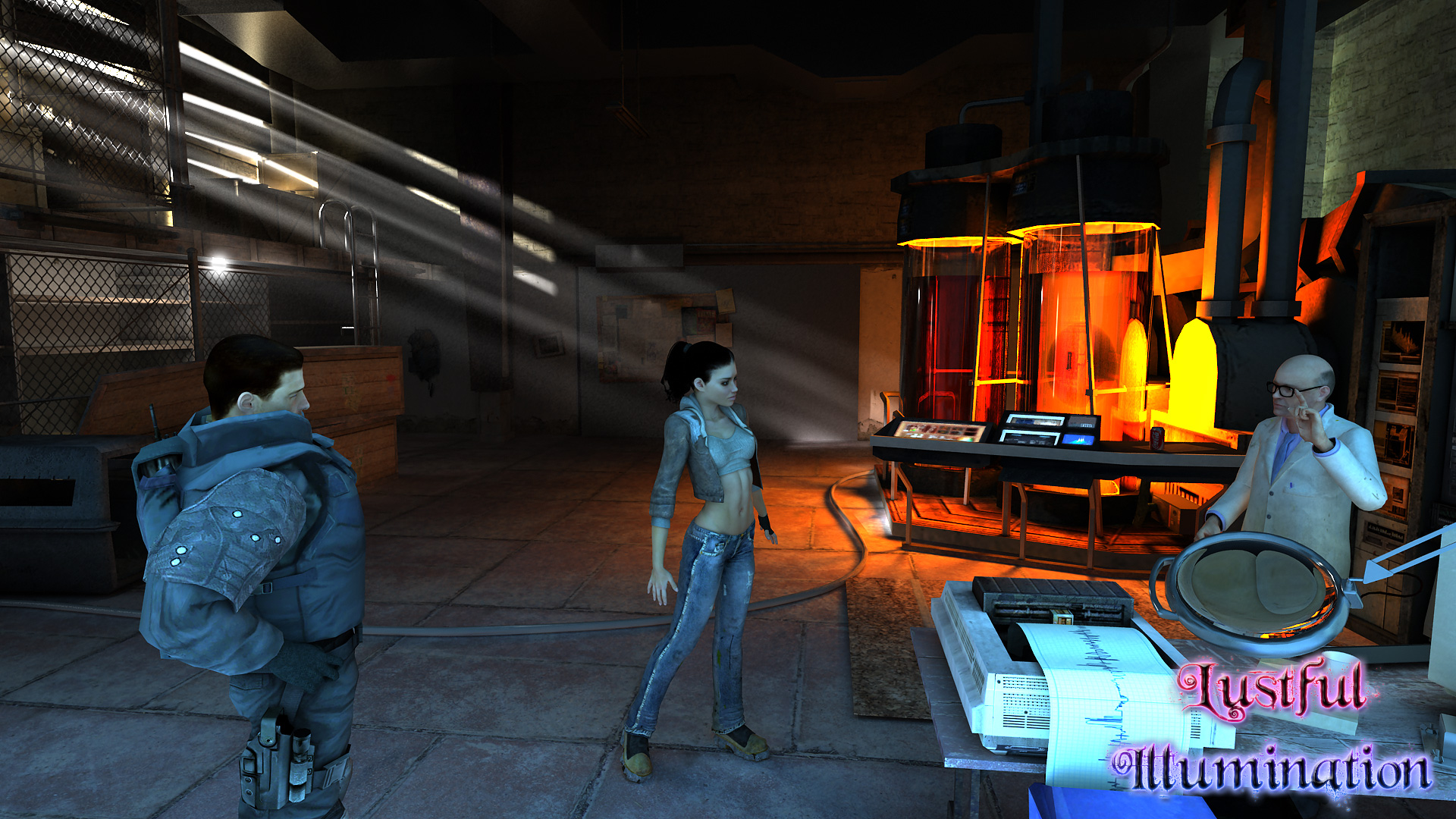Half-Life 2 Alyx and Dr. Kleiner by edwardzou on DeviantArt