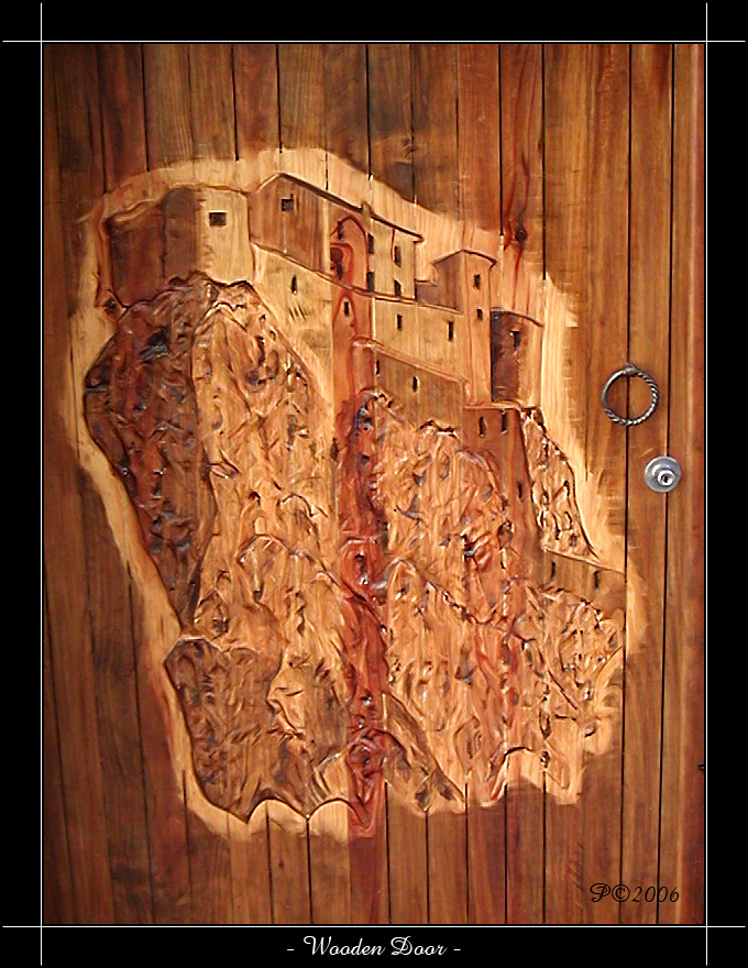 Wooden Door - Detail