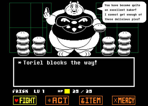 Toriel Blocks the Way!