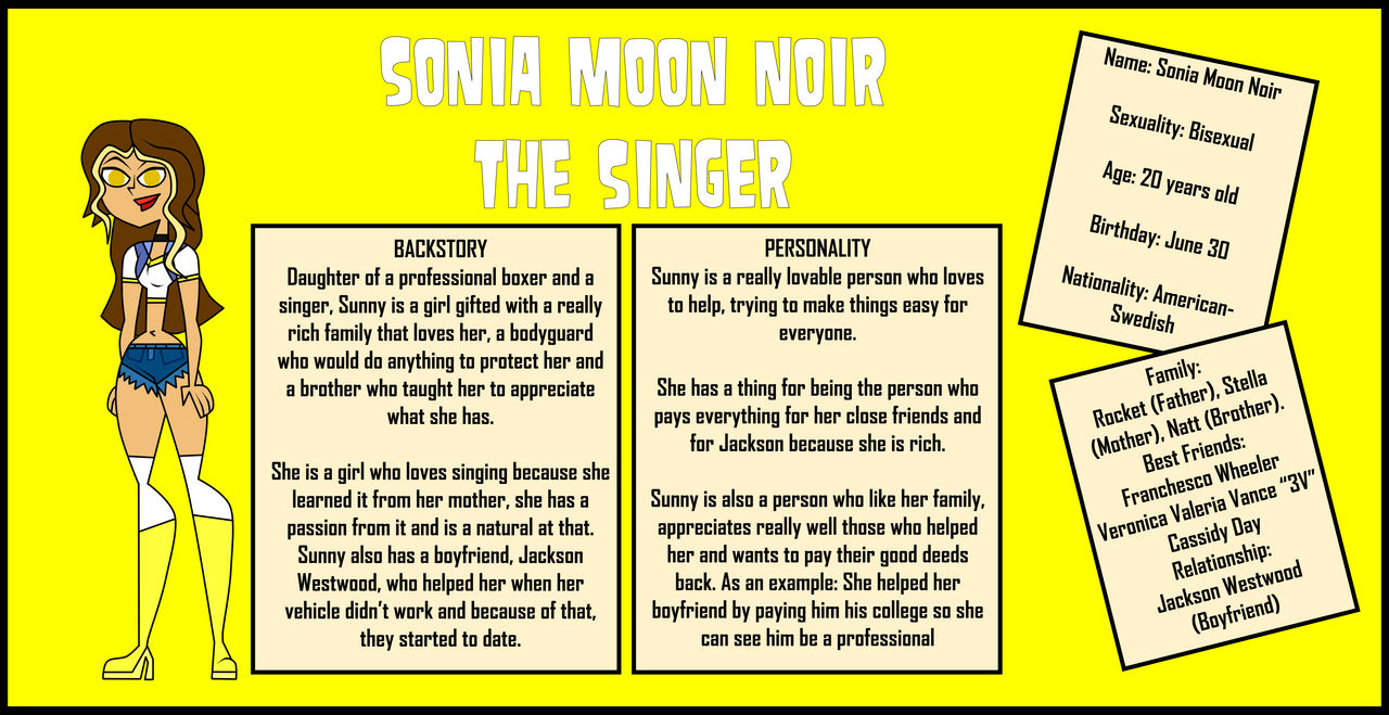 OC Bios- Sunny by BadLuckAE on DeviantArt