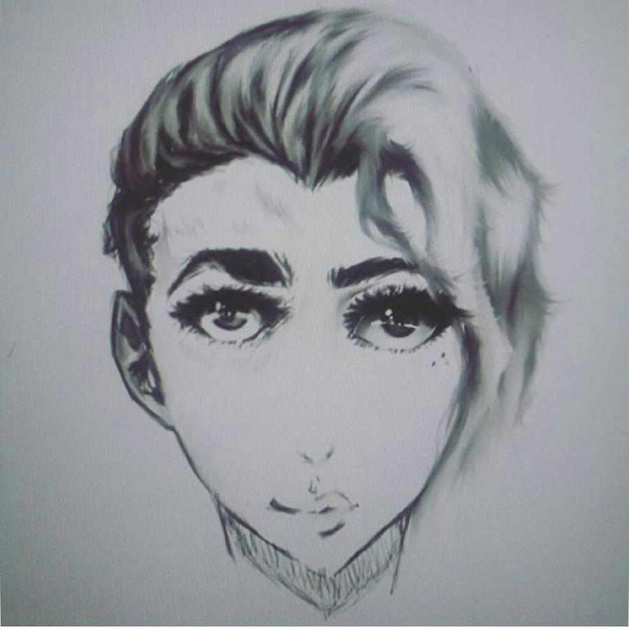 Half Boy Half Girl By Ahriety On Deviantart Half Boy Half Girl By Ahriety On Deviantart