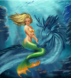 Commission Sirena Bonita, censored by Didi-Esmeralda