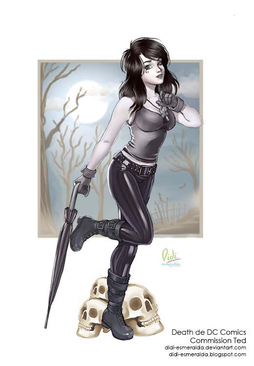 Comic Death Jen Death DC by DidiLuneStudio on DeviantArt