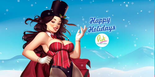 Happy Holidays Zatanna by DidiLuneStudio