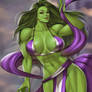 She-Hulk dancer