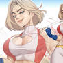 Powergirl Fanart Desktop Wallpaper