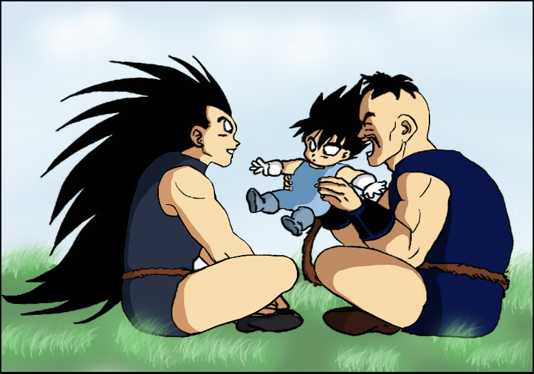 Raditz, Nappa and Baby Vegeta