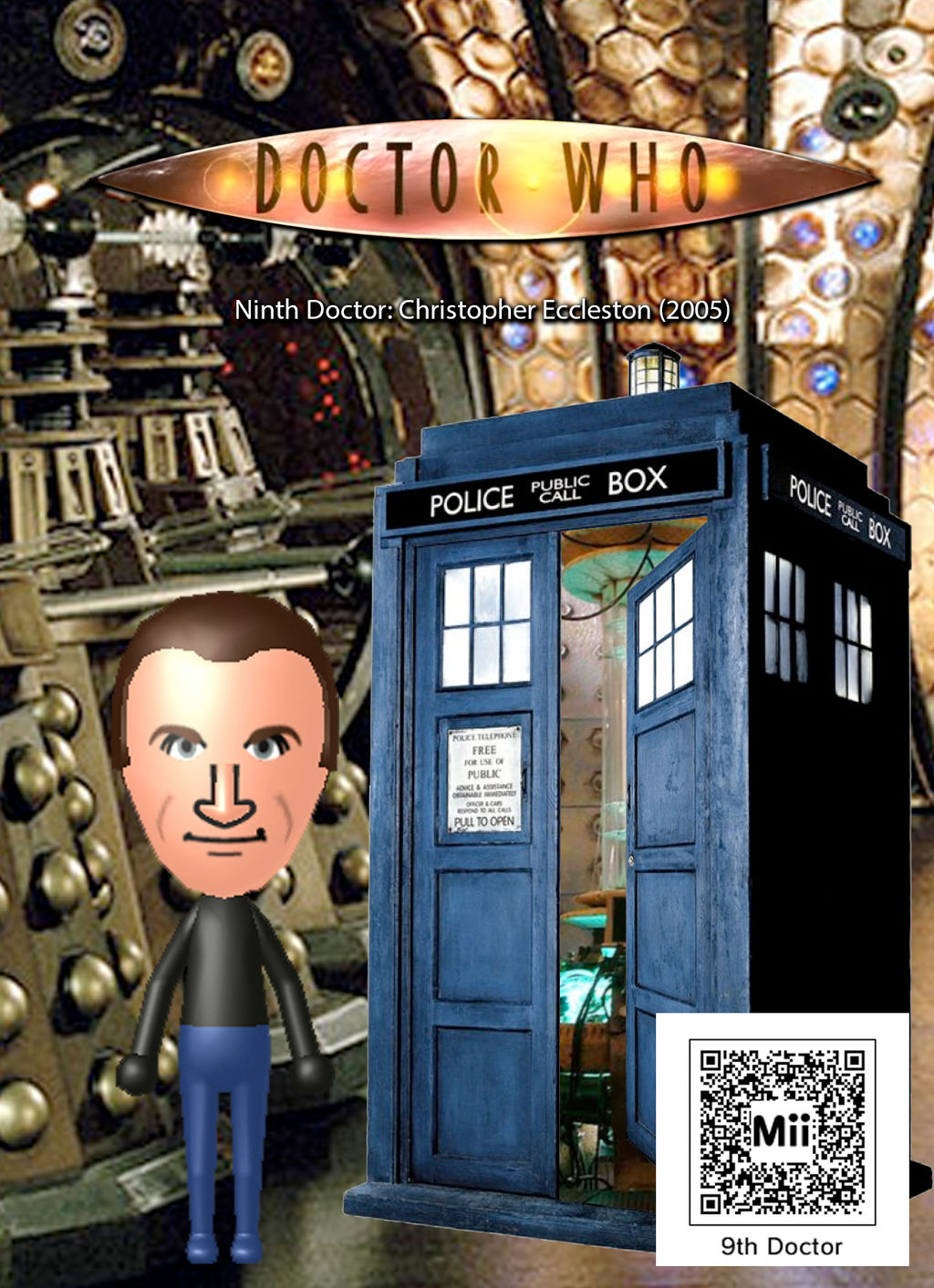 9th Doctor QR code by 1992zepeda on DeviantArt