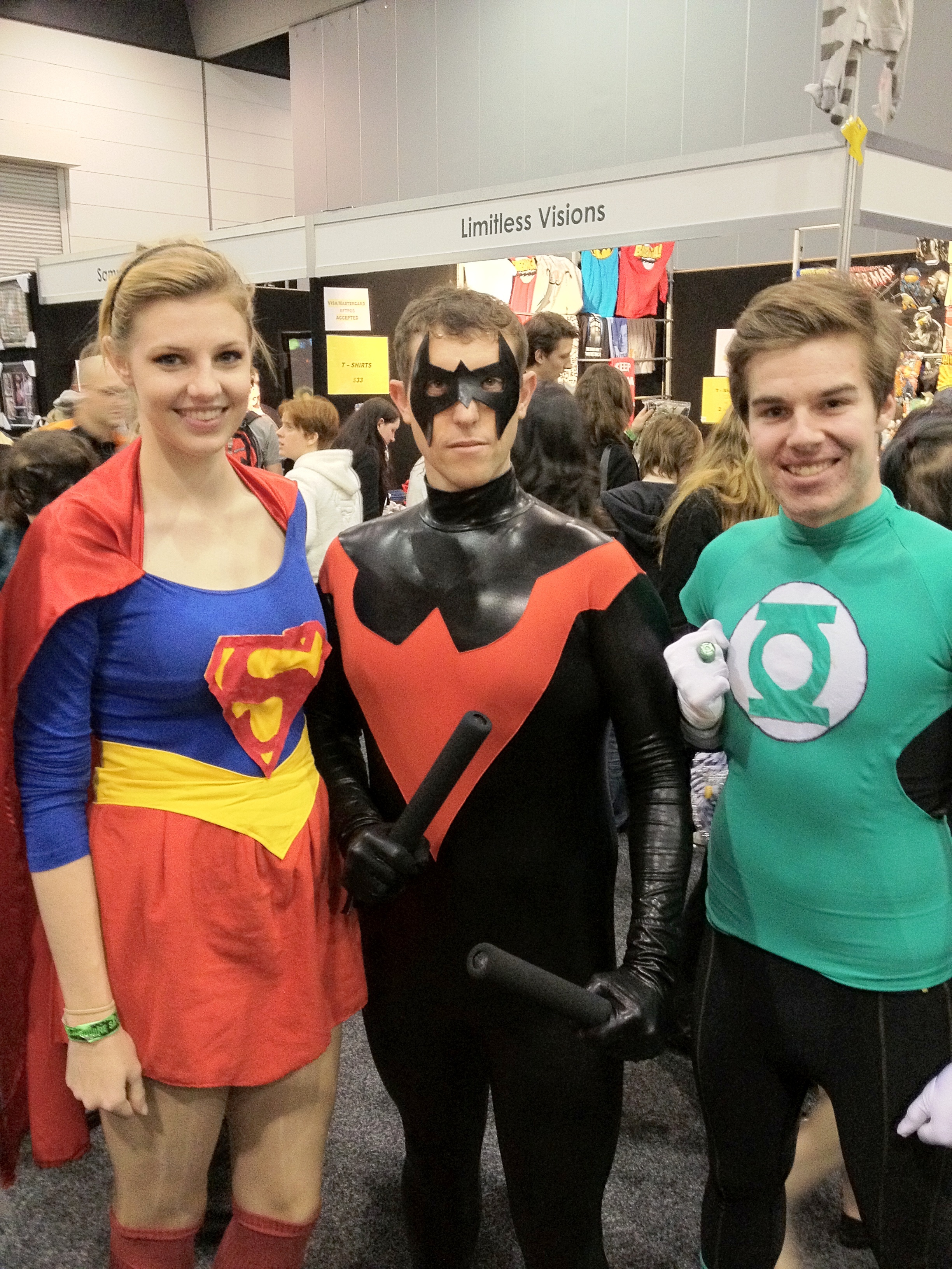 Supergirl Nightwing and Green Lantern